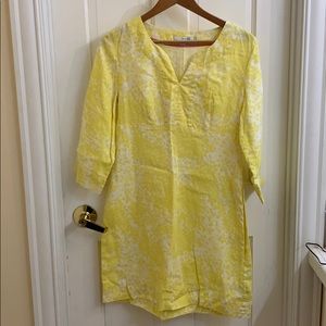 Boden tunic. Cheerful yellow! Linen. 6R